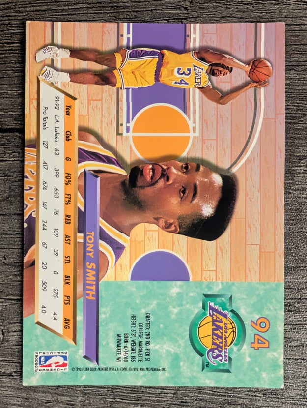 1992-93 Ultra #94 Tony Smith