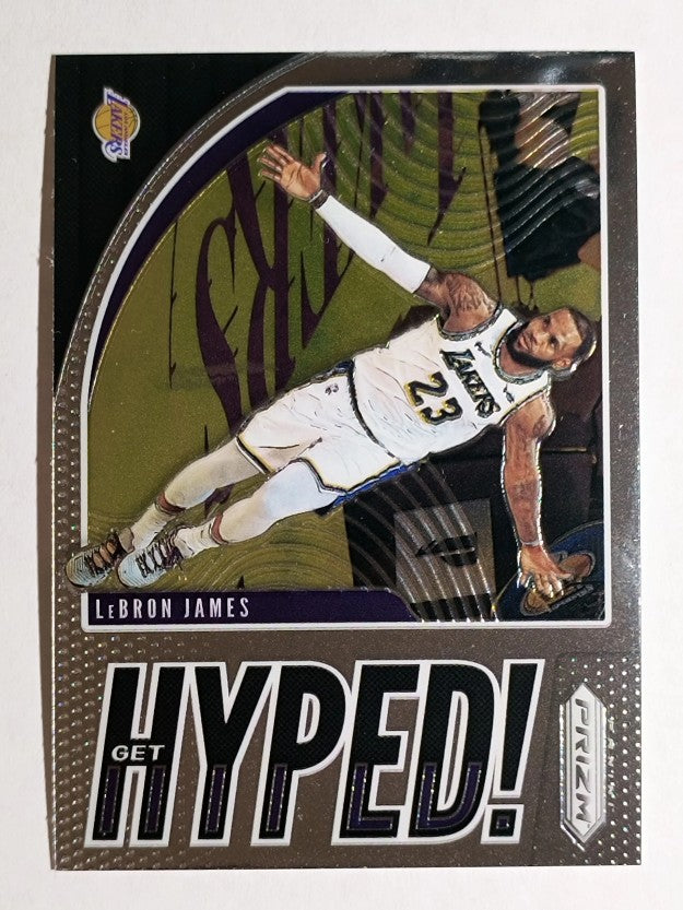2019-20 Panini Prizm Get Hyped! #2 LeBron James