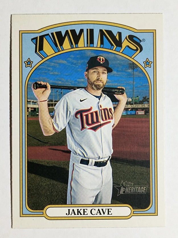 2021 Topps Heritage #390 Jake Cave