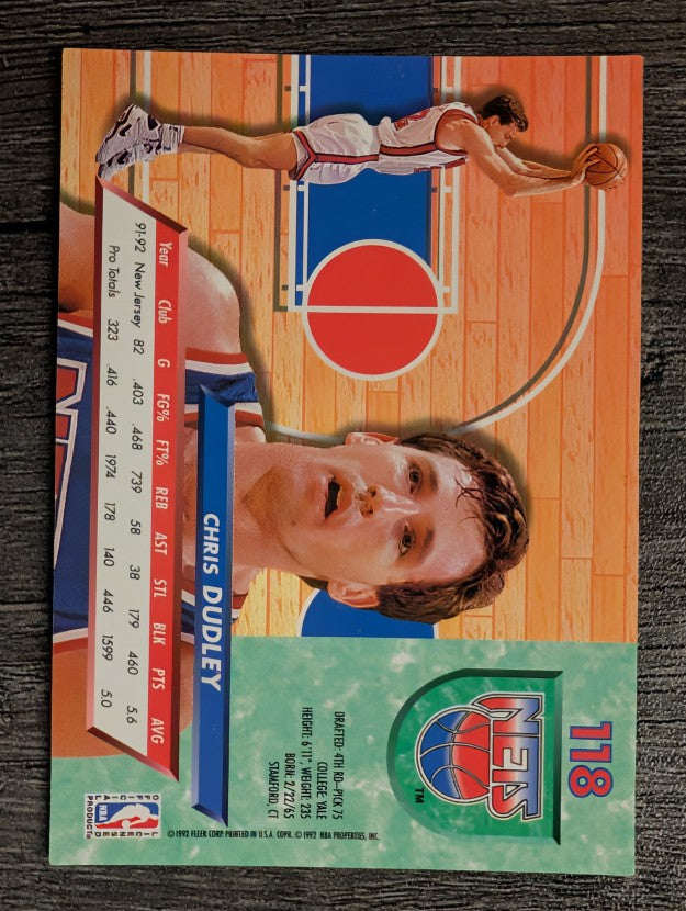 1992-93 Ultra #118 Chris Dudley