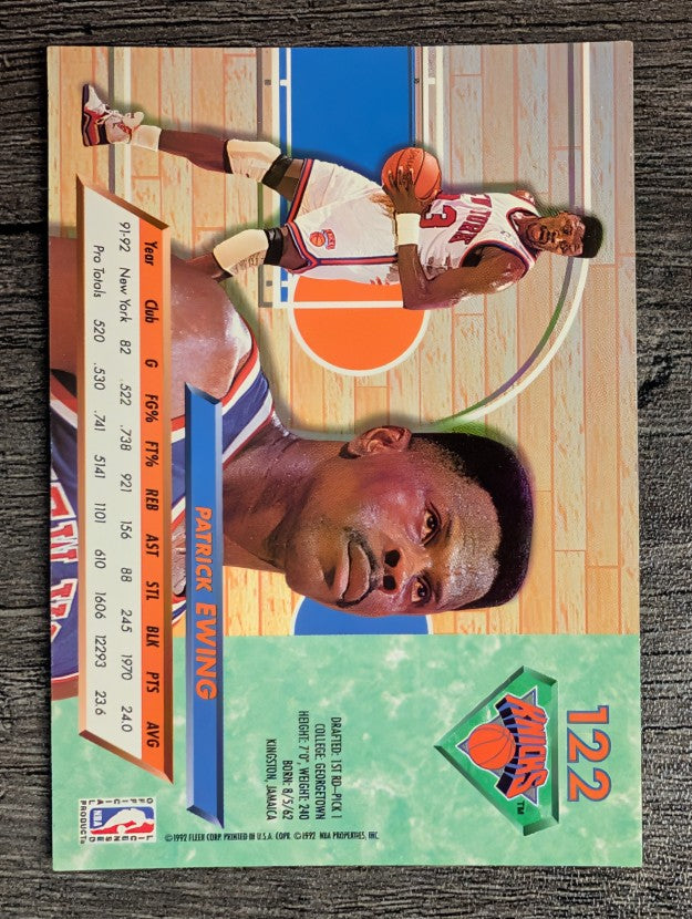 1992-93 Ultra #122 Patrick Ewing