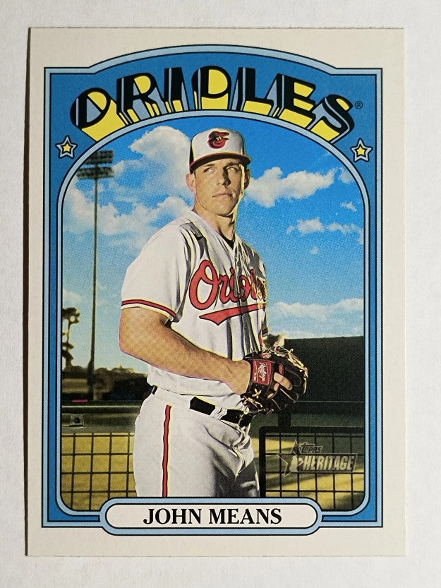 2021 Topps Heritage #394 John Means