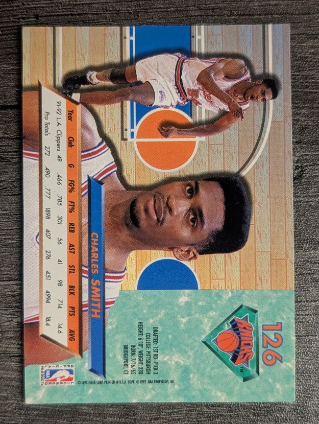 1992-93 Ultra #126 Charles Smith