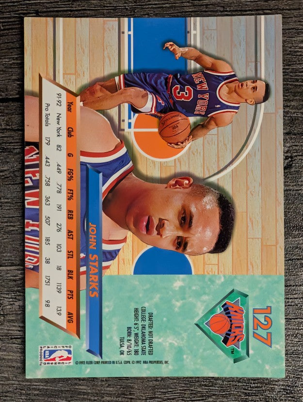 1992-93 Ultra #127 John Starks