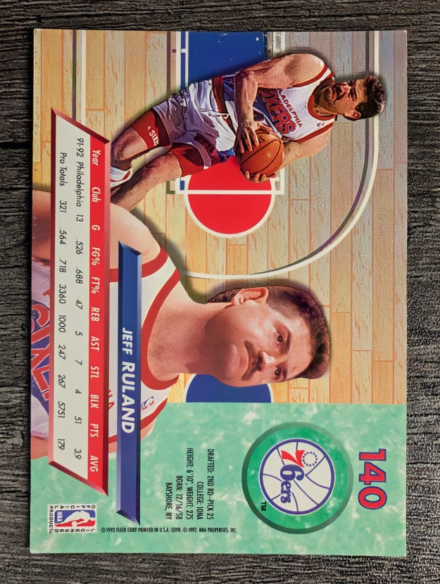 1992-93 Ultra #140 Jeff Ruland