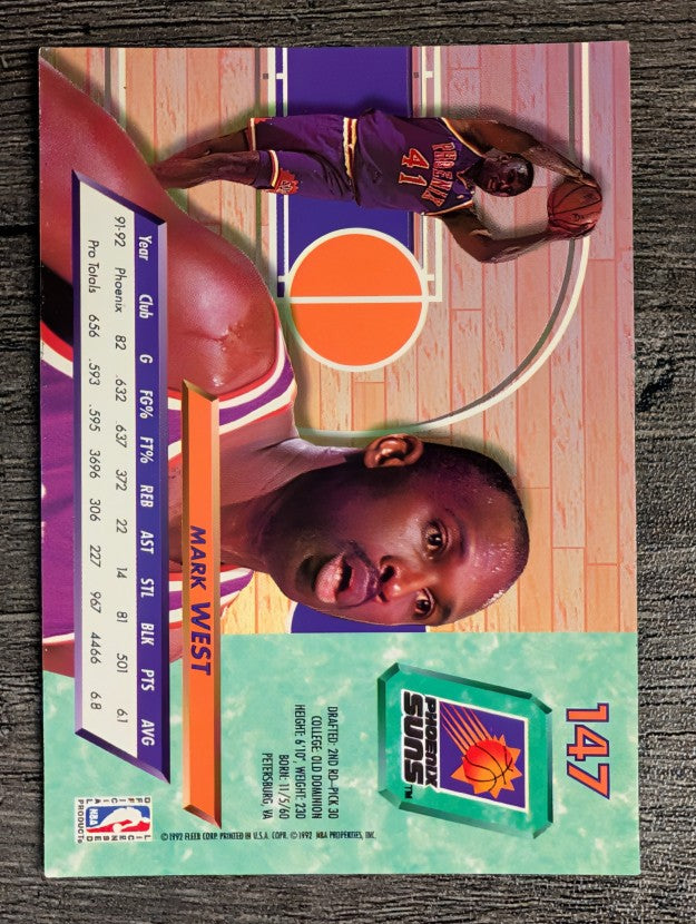 1992-93 Ultra #147 Mark West