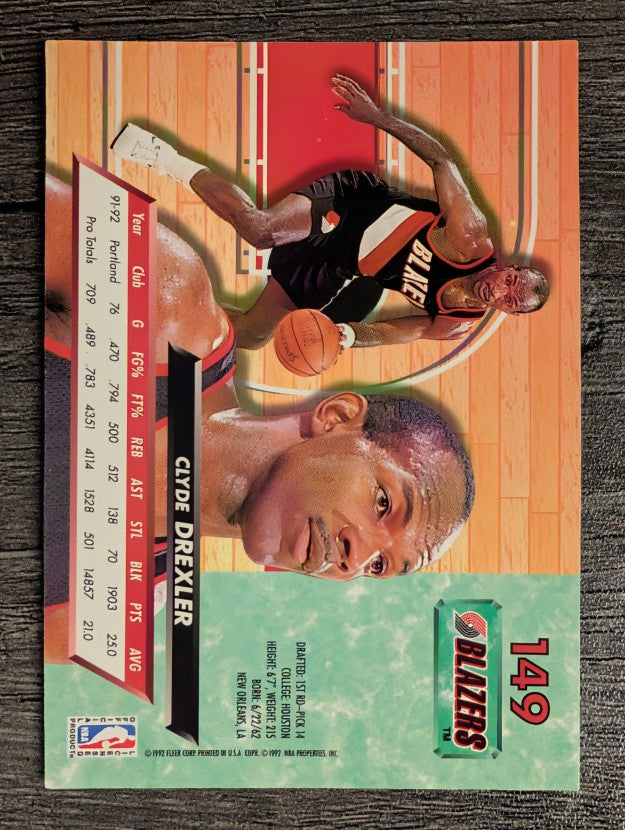 1992-93 Ultra #149 Clyde Drexler