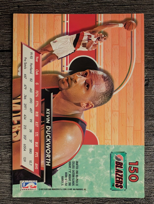 1992-93 Ultra #150 Kevin Duckworth