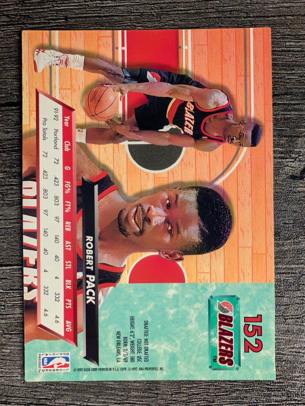 1992-93 Ultra #152 Robert Pack