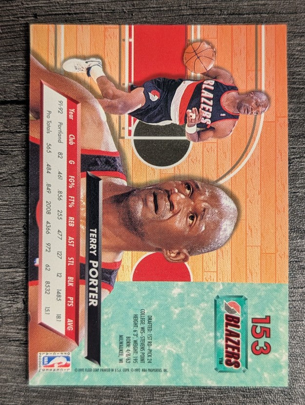 1992-93 Ultra #153 Terry Porter