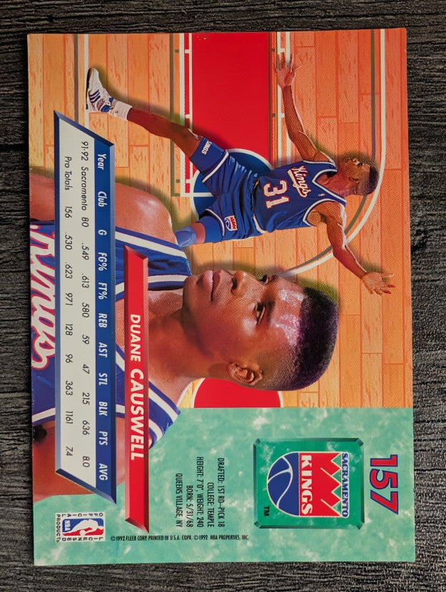 1992-93 Ultra #157 Duane Causwell