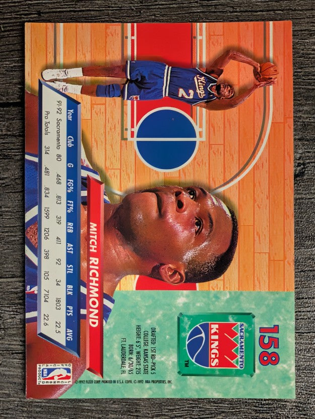 1992-93 Ultra #158 Mitch Richmond