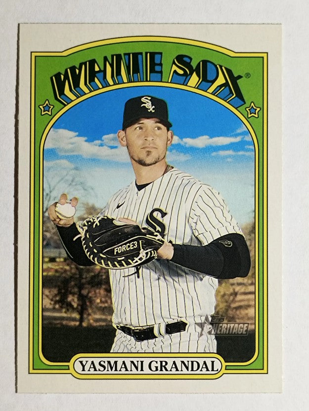 2021 Topps Heritage #396 Yasmani Grandal