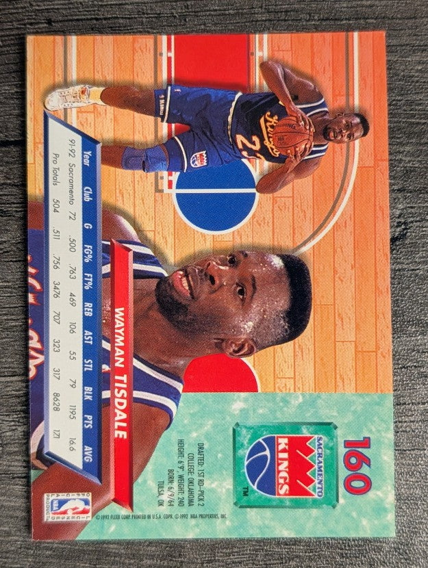 1992-93 Ultra #160 Wayman Tisdale