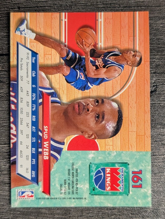 1992-93 Ultra #161 Spud Webb