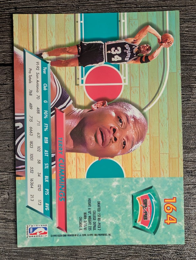 1992-93 Ultra #164 Terry Cummings