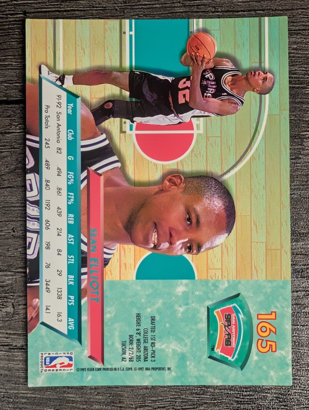 1992-93 Ultra #165 Sean Elliott