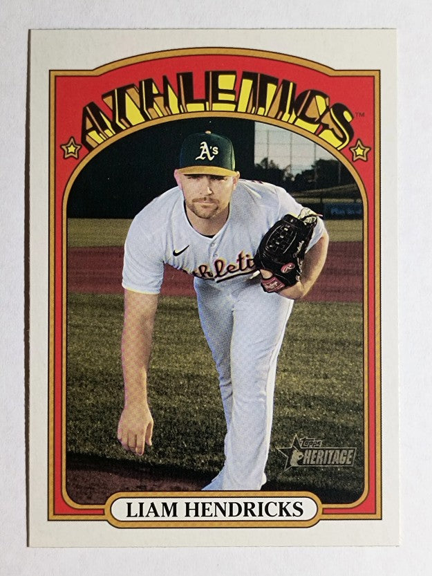 2021 Topps Heritage #397 Liam Hendricks