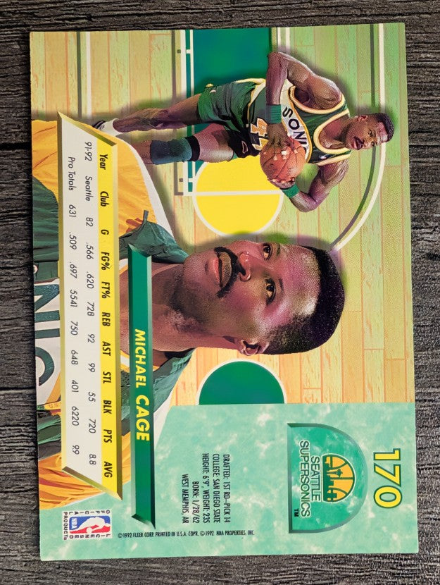 1992-93 Ultra #170 Michael Cage