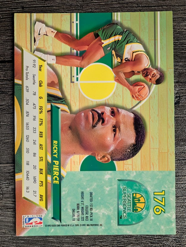 1992-93 Ultra #176 Ricky Pierce