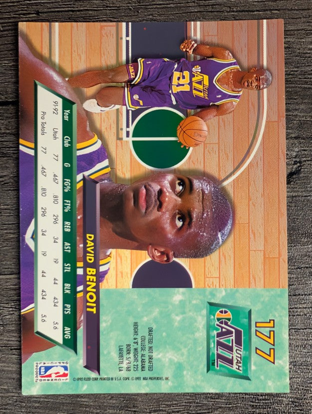 1992-93 Ultra #177 David Benoit