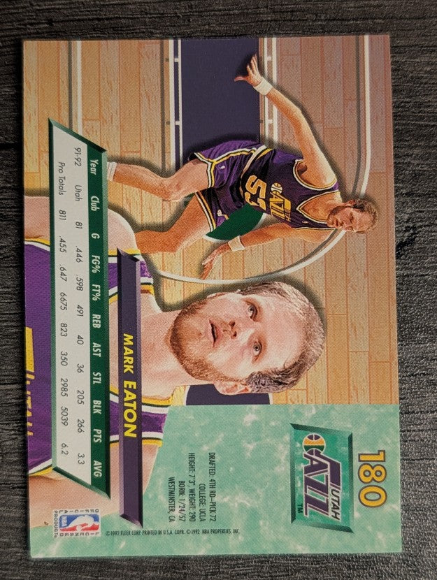 1992-93 Ultra #180 Mark Eaton