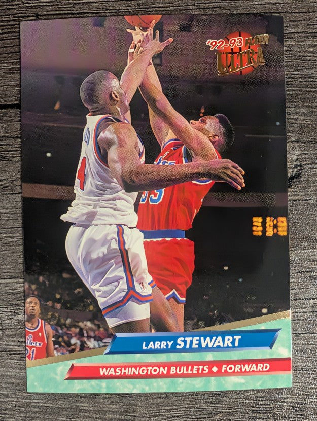 1992-93 Ultra #191 Larry Stewart
