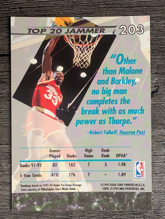 1992-93 Ultra #203 Otis Thorpe JS