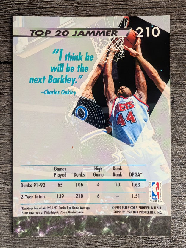 1992-93 Ultra #210 Derrick Coleman JS