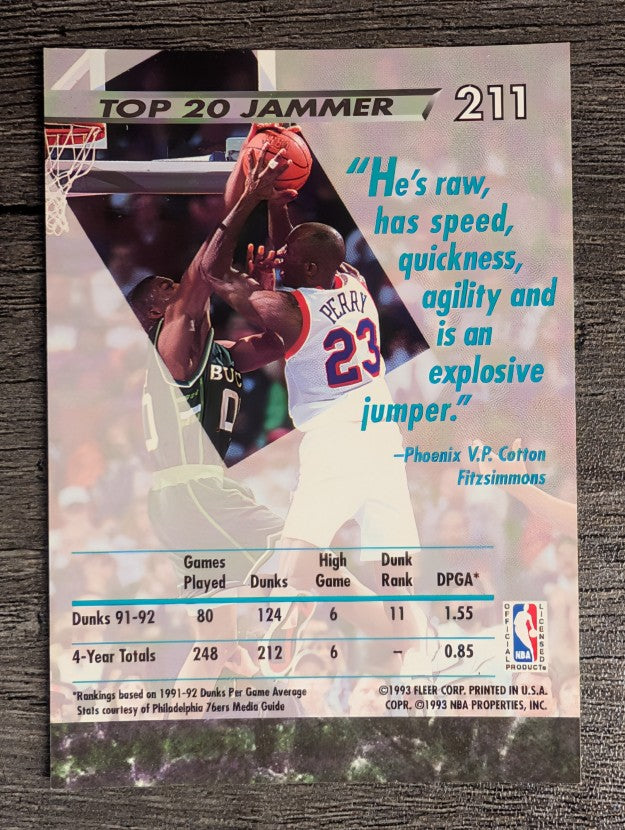 1992-93 Ultra #211 Tim Perry JS