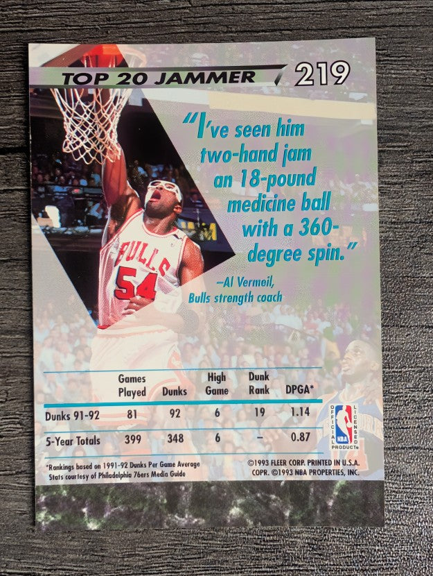 1992-93 Ultra #219 Horace Grant JS
