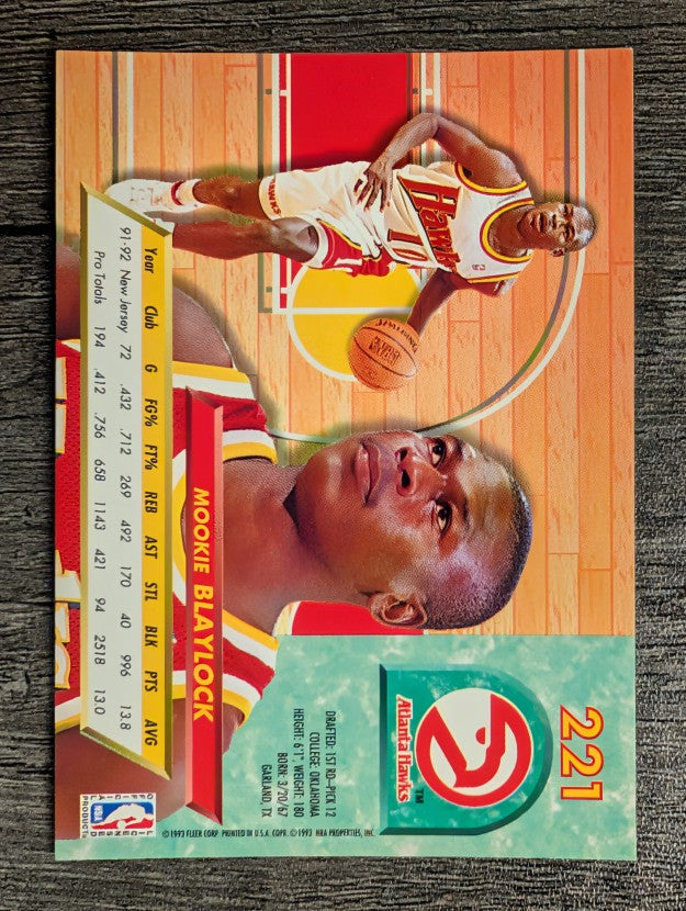 1992-93 Ultra #221 Mookie Blaylock