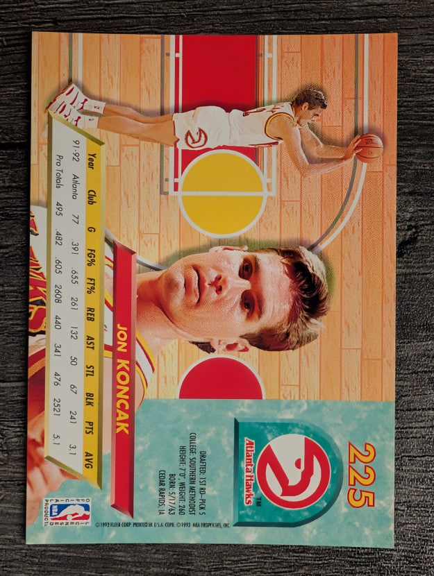 1992-93 Ultra #225 Jon Koncak