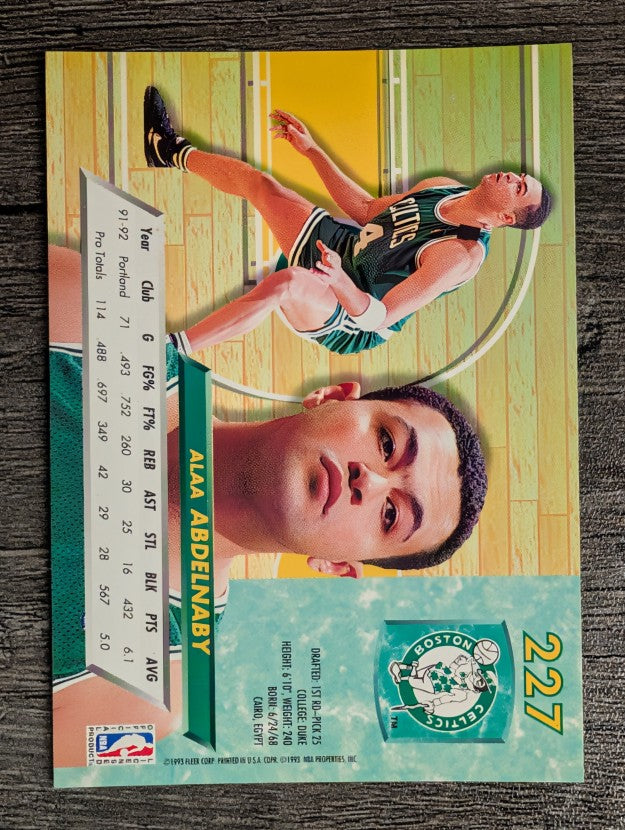 1992-93 Ultra #227 Alaa Abdelnaby