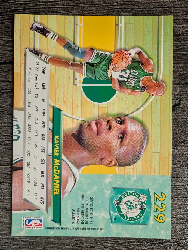 1992-93 Ultra #229 Xavier McDaniel