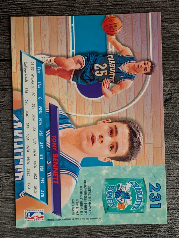 1992-93 Ultra #231 Tony Bennett RC
