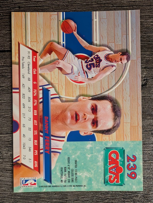 1992-93 Ultra #239 Danny Ferry