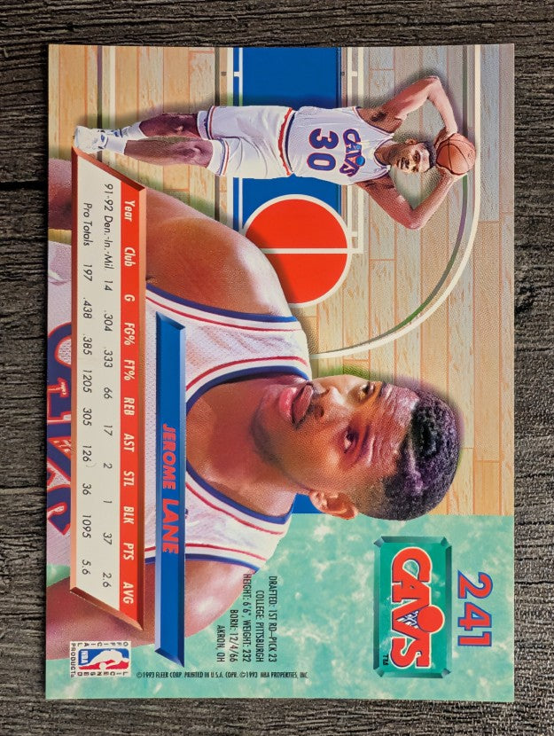 1992-93 Ultra #241 Jerome Lane