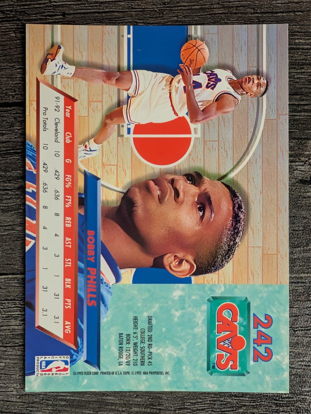 1992-93 Ultra #242 Bobby Phills RC