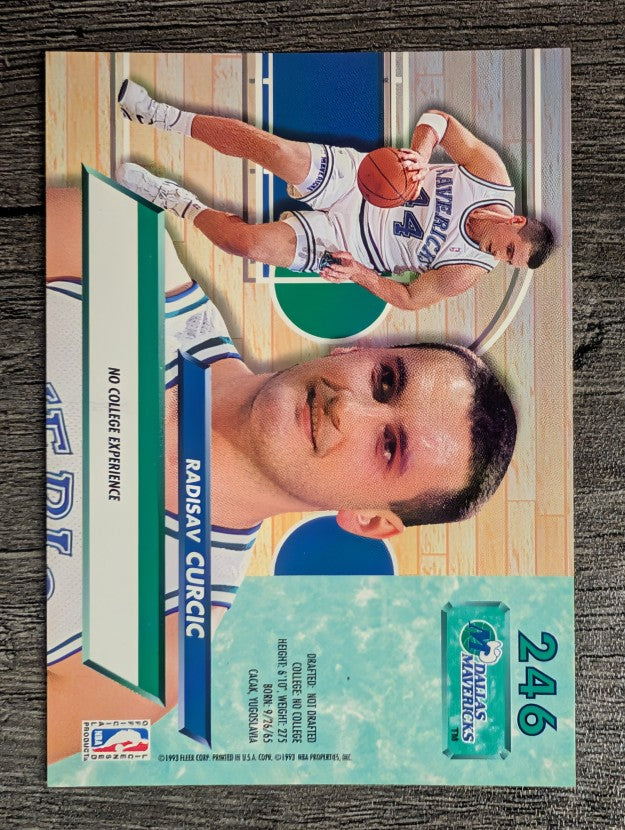 1992-93 Ultra #246 Radisav Curcic RC