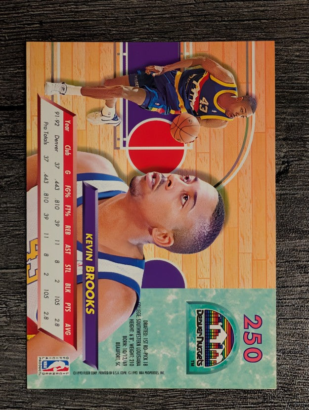 1992-93 Ultra #250 Kevin Brooks