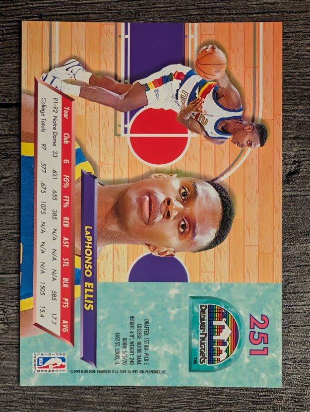 1992-93 Ultra #251 LaPhonso Ellis RC