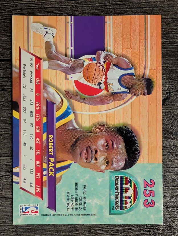 1992-93 Ultra #253 Robert Pack