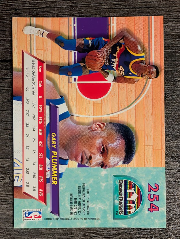 1992-93 Ultra #254 Gary Plummer RC