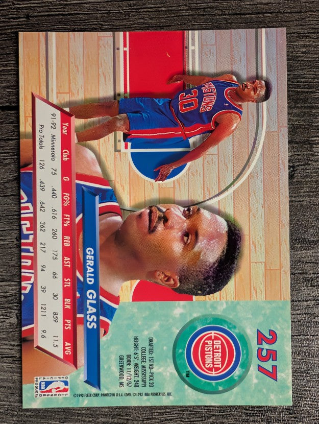 1992-93 Ultra #257 Gerald Glass