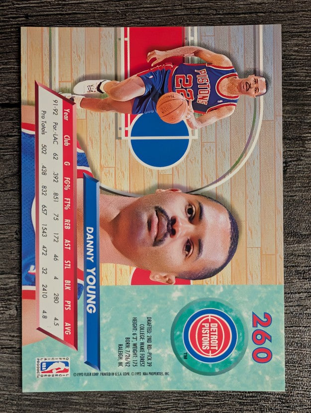 1992-93 Ultra #260 Danny Young