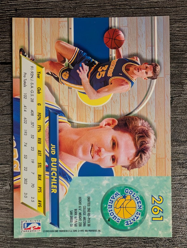 1992-93 Ultra #261 Jud Buechler