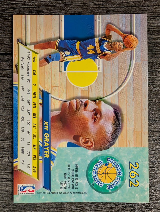 1992-93 Ultra #262 Jeff Grayer