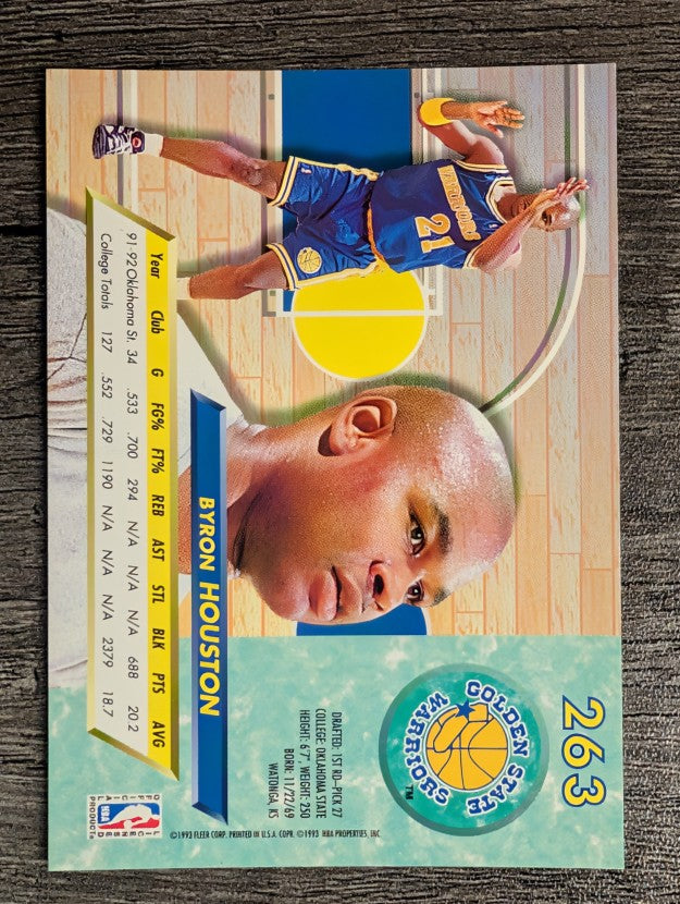 1992-93 Ultra #263 Byron Houston RC