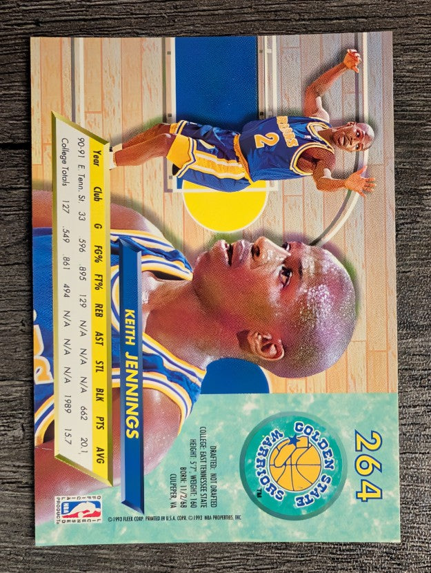1992-93 Ultra #264 Keith Jennings RC